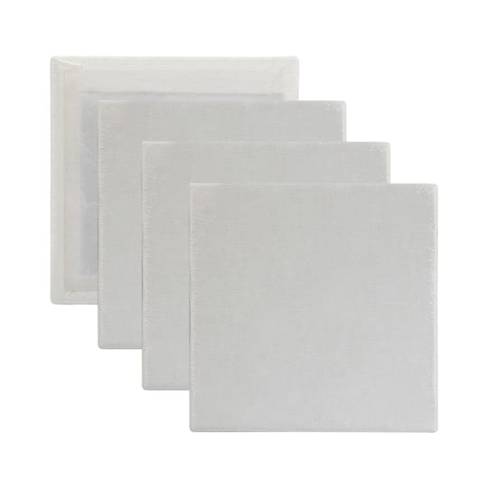 4 Pack 4" x 4" Mini Canvas Panels by Artist's Loft™ Necessities™